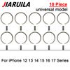 11Pcs, For Wireless Charging Magnet Module For iPhone 17 Pro Air 11 11 Mini 11 Plus 16 Pro Max Back Housing Magnetic Metal Ring