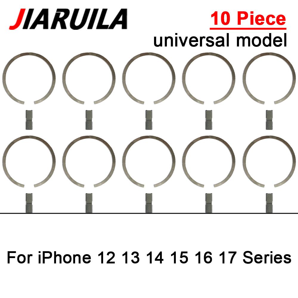 11Pcs, For Wireless Charging Magnet Module For iPhone 17 Pro Air 11 11 Mini 11 Plus 16 Pro Max Back Housing Magnetic Metal Ring
