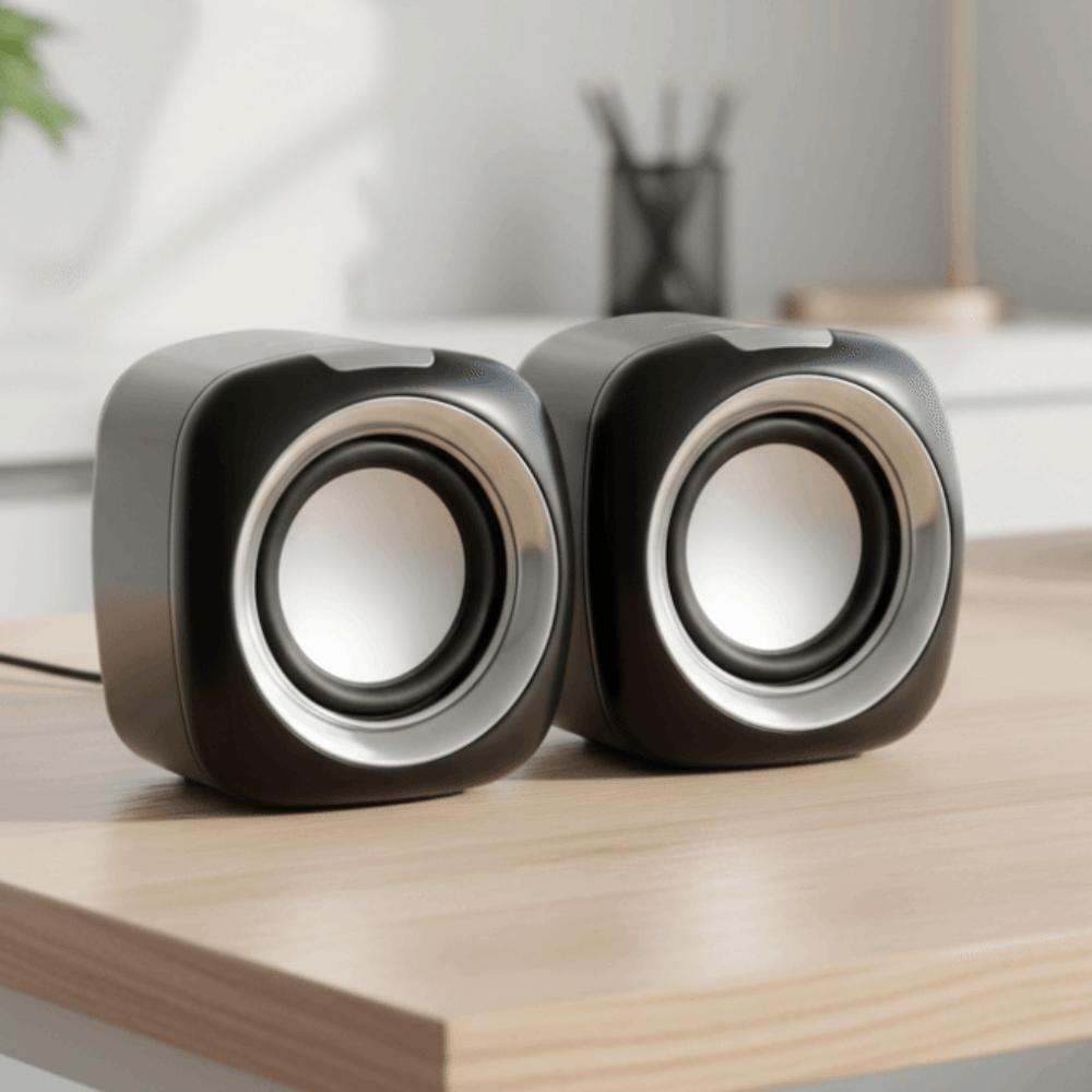 3.5mm Speaker Wired High Volume Stereo Mini Speaker Birthday Gift Wired Small Speaker Home Party