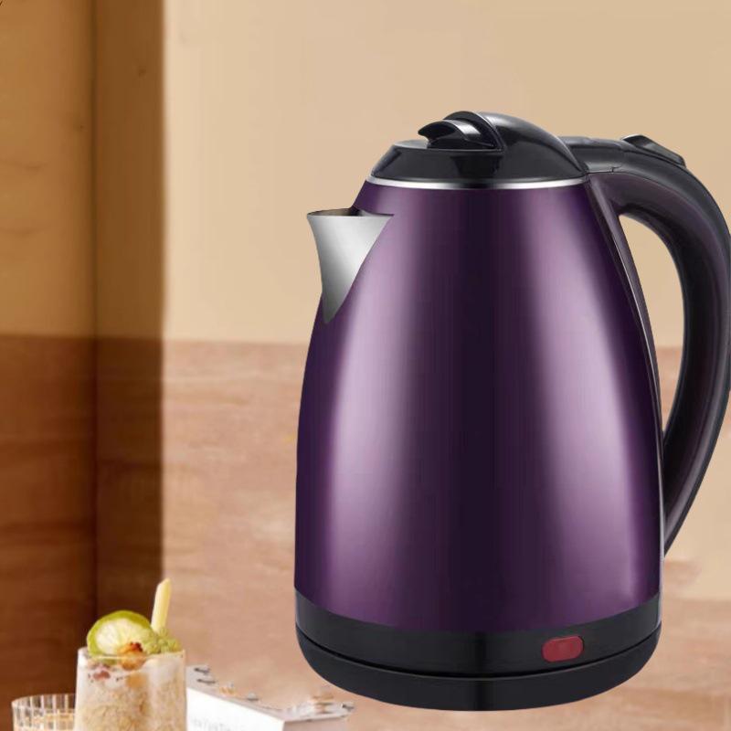 304 Stainless Steel Electric Kettle with Auto Shut-Off, British and European Standard