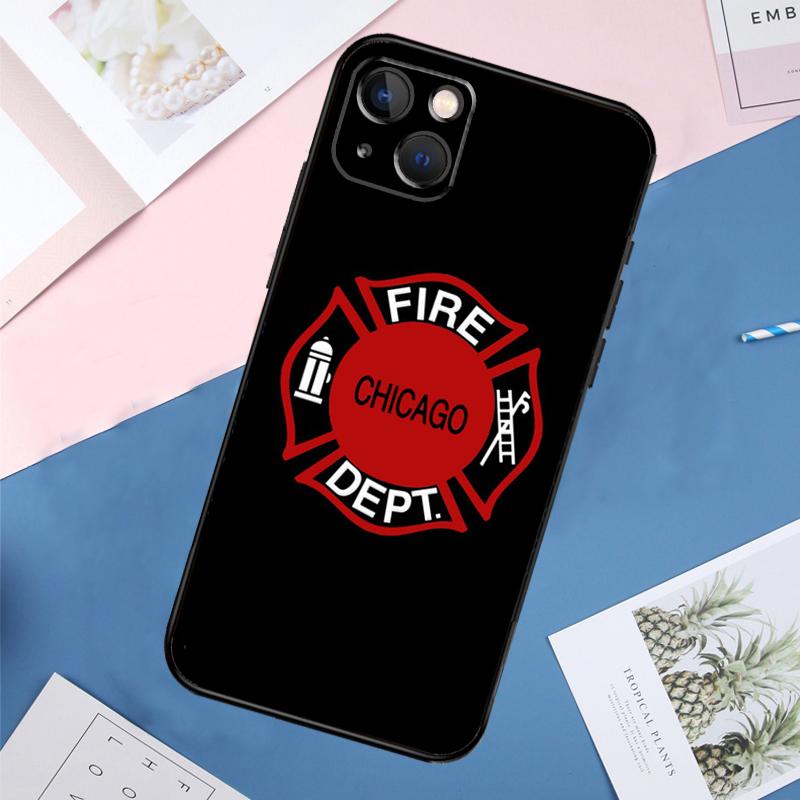 Firefighter Fire Department Fireman Phone Case For iPhone 11 14 15 16 Pro Max 13 12 Mini XS X XR Plus Protection Cover