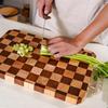 HuaQingGe Imported Acacia Wood Checkerboard Cutting Board