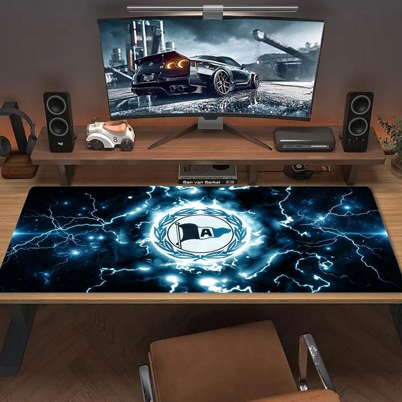 DSC Arminia Bielefeld Large Size Mouse Pad Large Gaming Table Cushion Non-slip Laptop Tablet Big Mousepad XXL Mat Mini PC Playmat With Lock edge