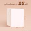 Thick White Cardboard for DIY Trading Cards & Models