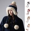 Ethnic Style Fair Isle Style Beanies Warm Lei Feng Hat Casual Jacquard Knitted Hat  Winter