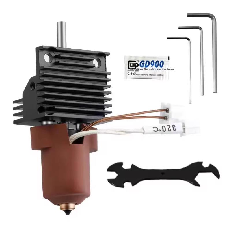 3D Printer Parts For Creality K1C K1 Max Hotend Kit Quick Swap Ceramic Heating Block Kit 0.4Mm Nozzle