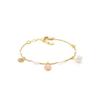 Emporio Armani Women's Gold-Tone Brass Station Bracelet, EGS3118710