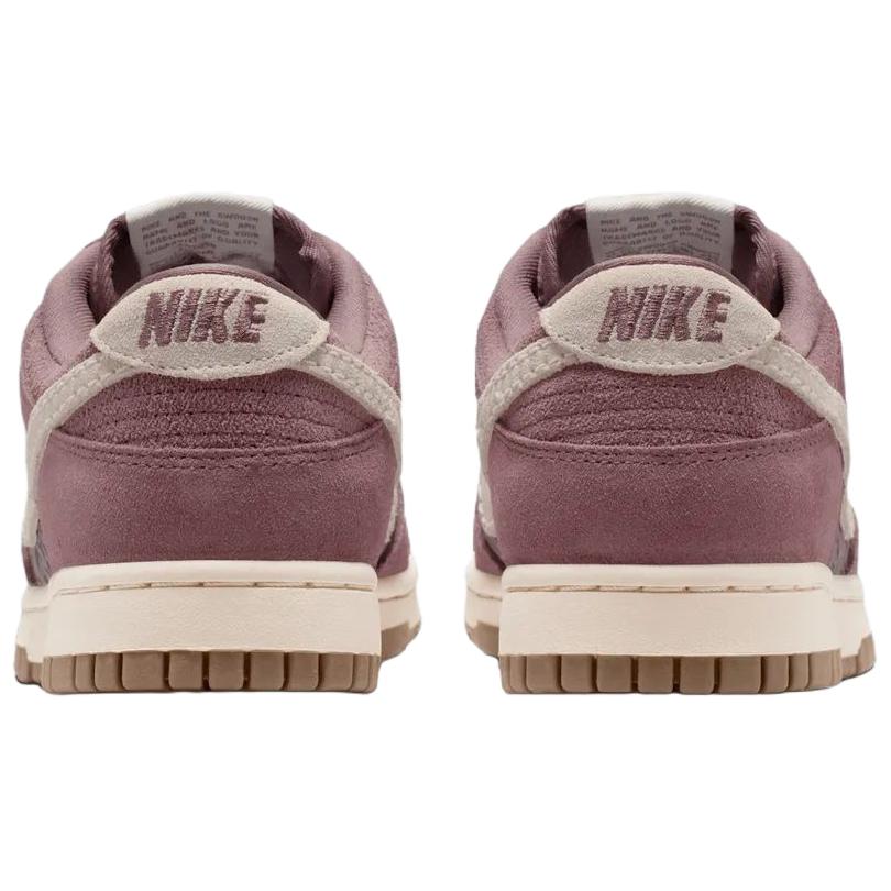 Nike Dunk Premium Se Woven Series Comfortable Fit Low-Top Skate Shoes Women sneaker Deep-Purple Red IB6161-500