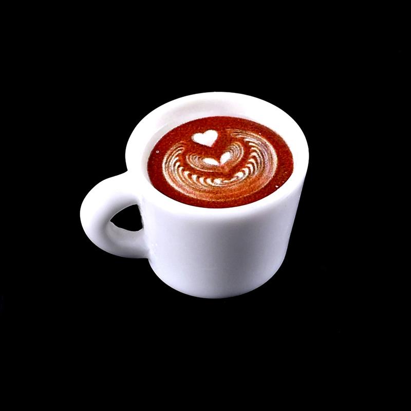 

10 шт., домашний декор, поделки, мини-чашка для кофе, смоляная кукольная игрушка, имитация еды, украшения, аксессуары для кукол ручной работы as the picture