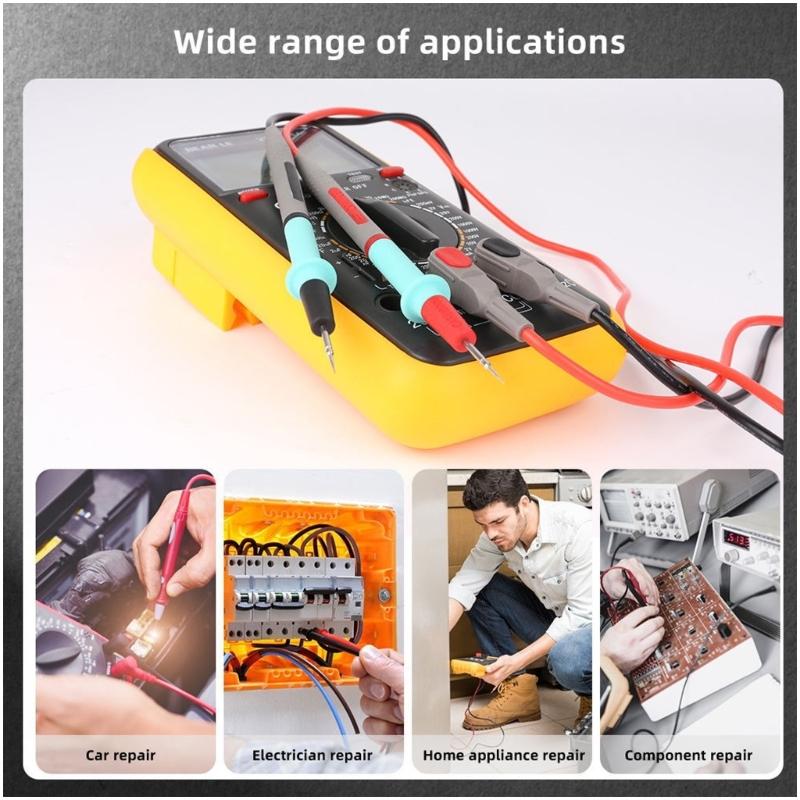 High Precise Electrical Measurement Testing Leads Multimeter Probes With Fine Point Design For Circuit Board Diagnostics