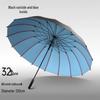 16-Bone Windproof Heavy-Duty Long-Handle Umbrella