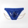Men's Men's Lingerie Sexy Panties Flirting Products Butt Hollow Chain Design Three-character Pants