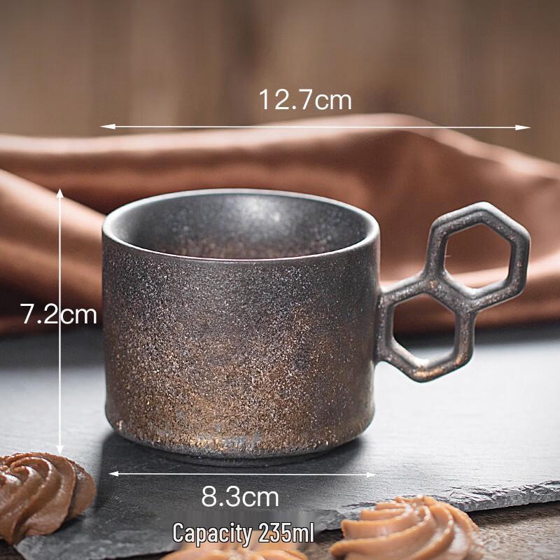 Shangqi Creative Retro Stackable Ceramic Coffee Mug