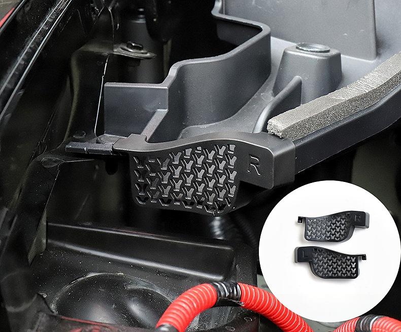 For Tesla Model 3/Y Rear Seat Slide Rail Soft Rubber Plug Protection 2022 Car Interior Function Accessories For Tesla