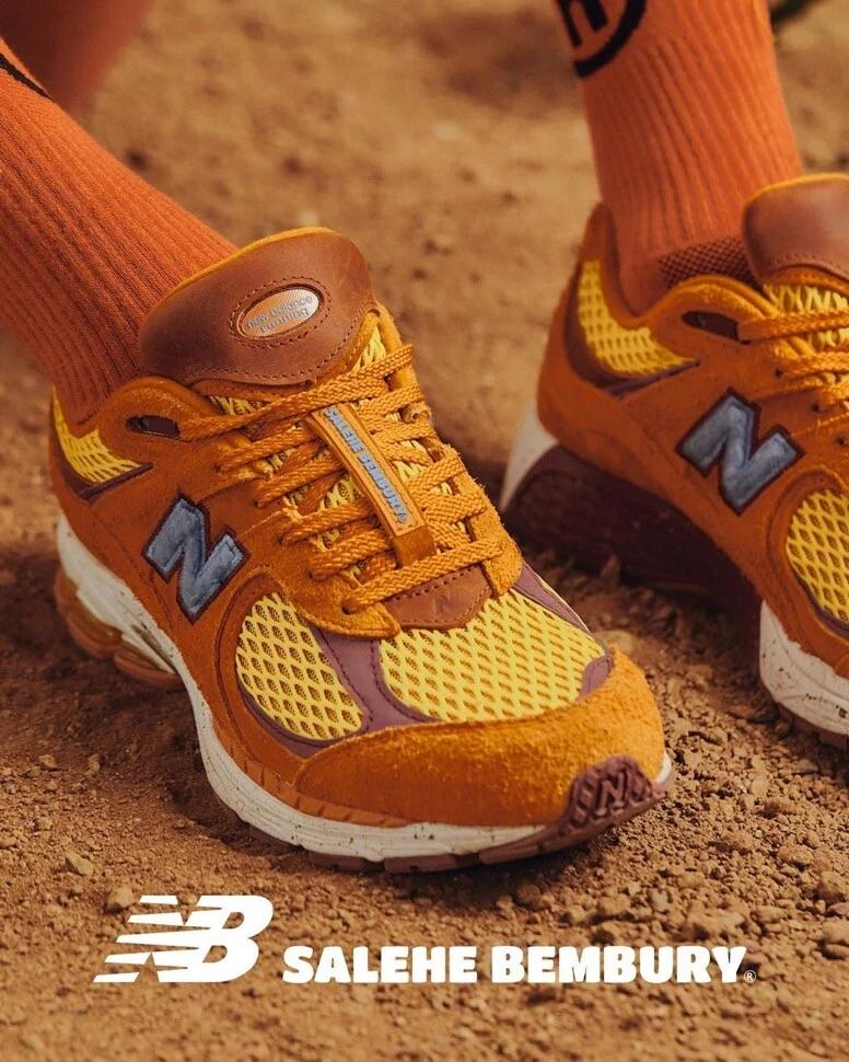 ML2002R1 Salehe Bembury × New Balance 2002R Desert Gold Orange Red