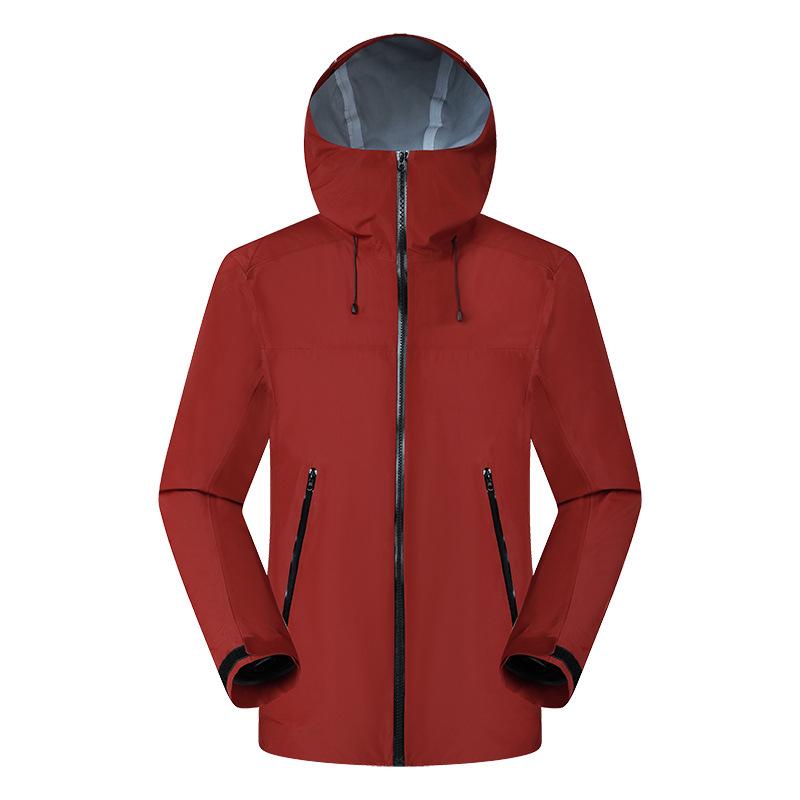 Outdoor Windproof Waterproof Color Block Hiking Jacket 2025: Breathable, Thin, Couple Style, Stormproof Shell.