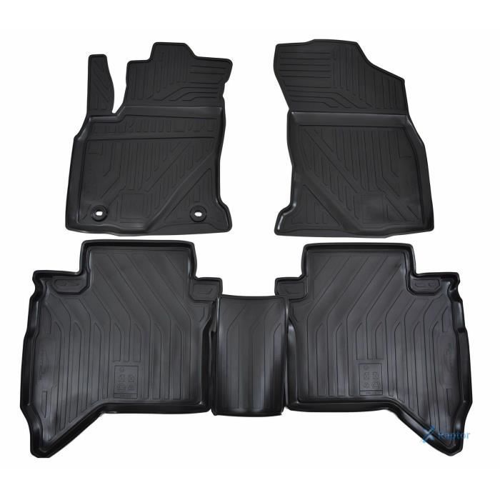 J&amp;J AUTOMOTIVE | Tapis De Sol En Caoutchouc 3D Exclusive Pour Toyota Hilux depuis 2015