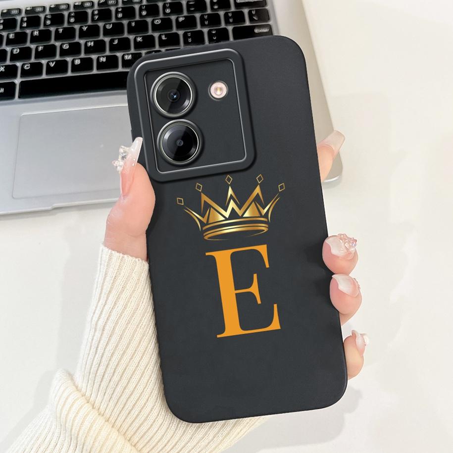 

For Xiaomi Poco M7 Pro 5G Case Popular Flowers Letters Crown Fundas Soft Silicone Shockproof Cover For Xiaomi Poco M7 Pro Bumper Xiaomi Poco M7 Pro