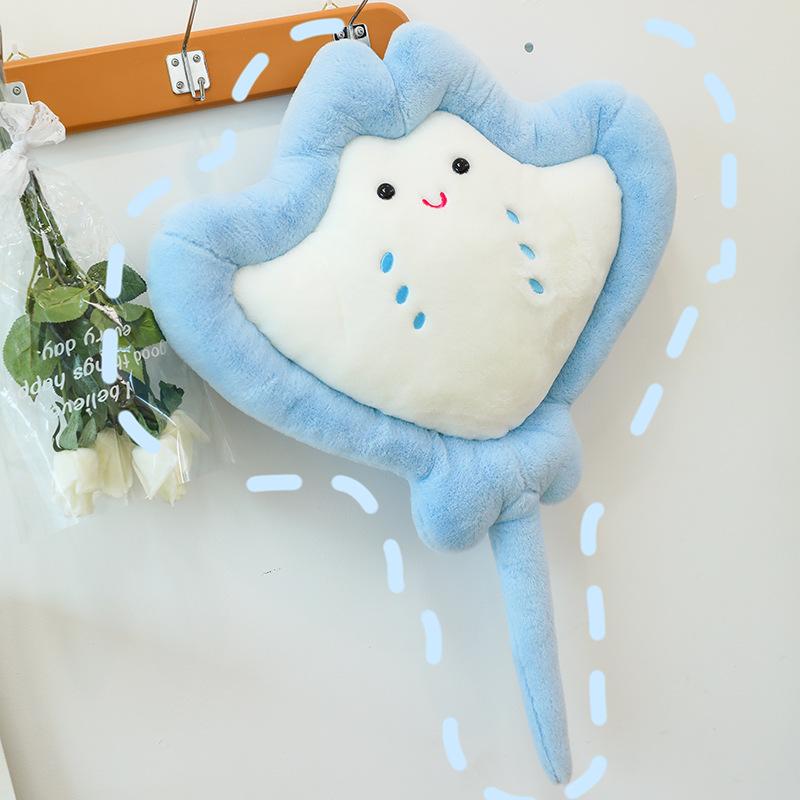 Devil Fish Doll Plush Toy Cute Ray Throw Pillow Doll Child Accompany Aquarium Souvenir
