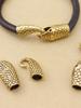 10 Set Chiusure Testa di Serpente Connettori Terminali Metallici Per Creazione Gioielli Fai da Te Adatti per Braccialetti con Cordino in Pelle da 7mm Accessori per Collane