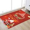 Christmas Non Slip Entrance Door Bathroom Mat Indoor Carpet Doormat Decor Carpet