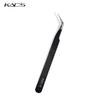 kads Elbow Anti-static Tweezers Manicure Black Curved Tweezers Nipper Rhinestone Picking Tool Nail Art Tools