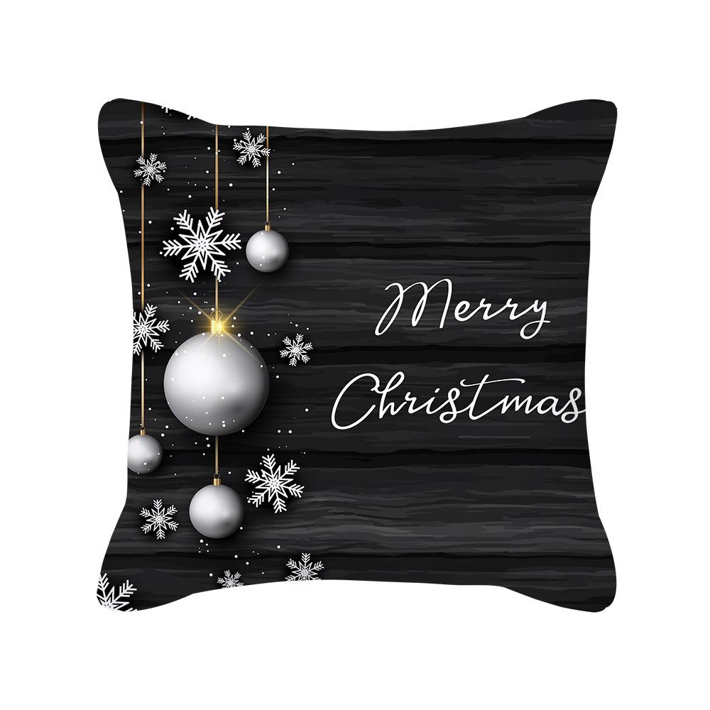 New Nordic Christmas Golden Sofa Pillow Cover Bedside Cushion Cover