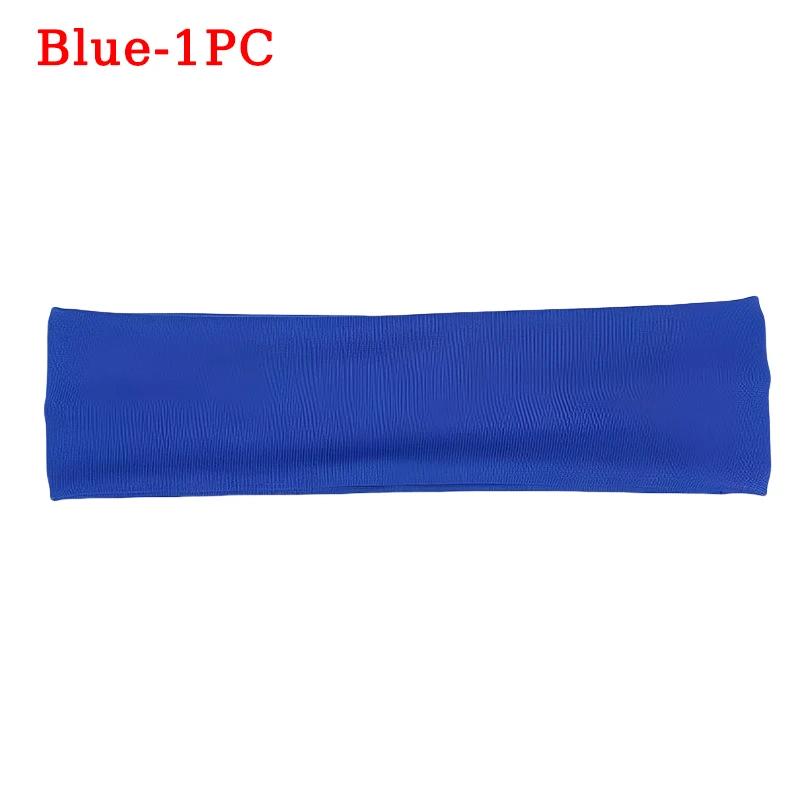 Korean Version of The Headband Sports Fitness Running Sweat-absorbing Headband Solid Colour Elastic Hair Band Yoga Hair Band