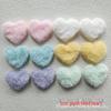 5cm Plush Heart with Cotton Filling - DIY Card Holder, Lolita Decoration, Fan Stick & Badge Holder Accessory F319
