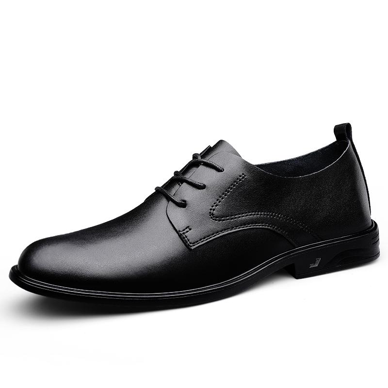 Fashion Genuine Leather Casual Shoes Classic Mens Oxford Shoes Outdoor Male Formal Dress Footwear Elegantes Outdoor Derby Shoes Sneakers