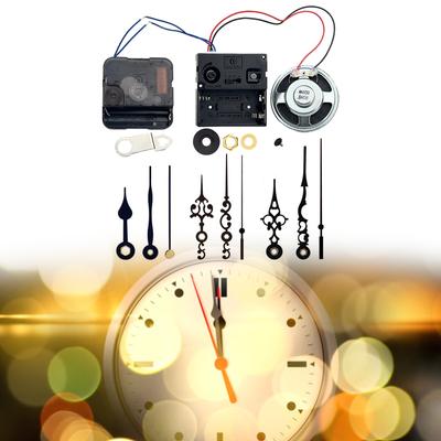 Präzises 12888 Uhrwerk Quarz-Uhrwerk Batteriebetrieben Reparaturteil für Wanduhr mit 3 Satz Zeigerwelle