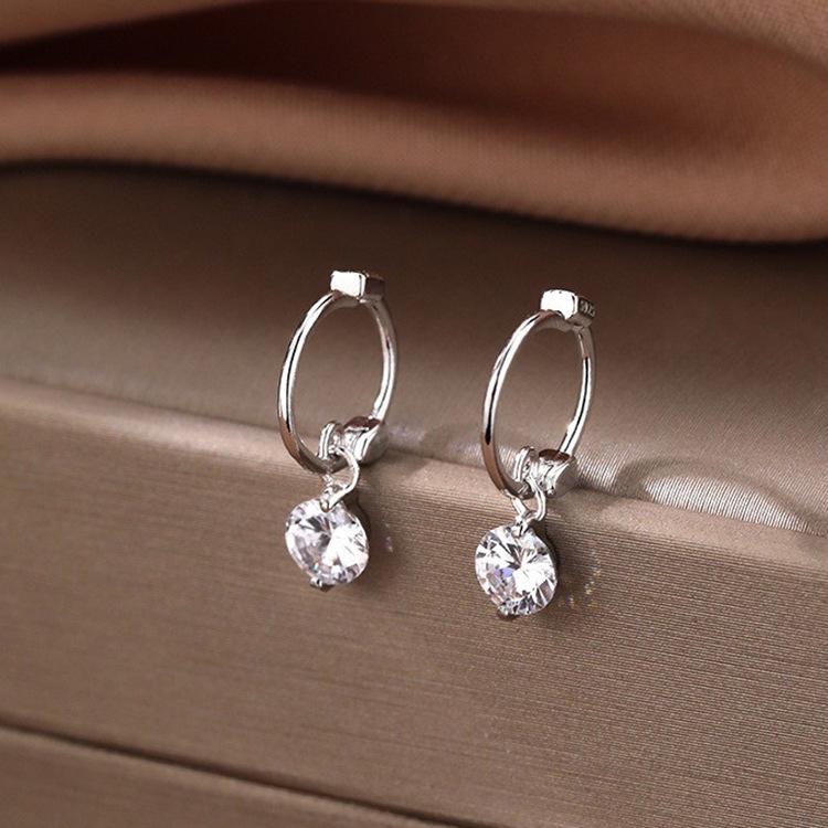925 Sterling Silver Hoop Earrings: 2025 Modern Niche Design - Elegant & Luxurious for Women