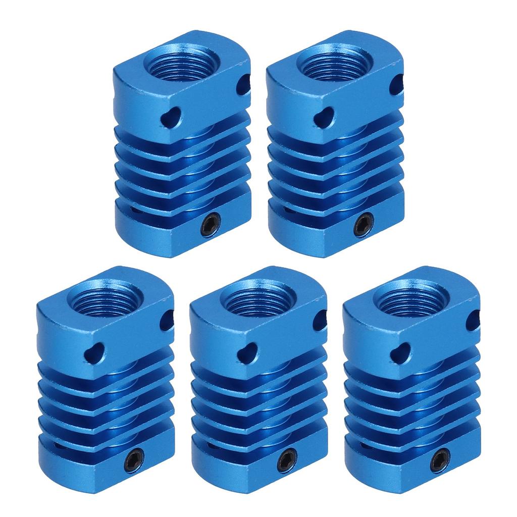 5Pcs 3D Printer Heat Sink Radiator Aluminum Alloy Dissipation Block Extruder MK10 E3DV6