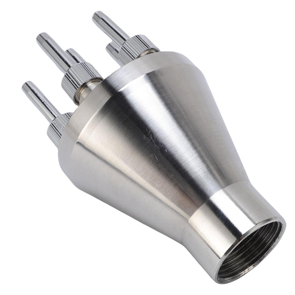 Säulenbrunnen Düse Edelstahl Mittig Gerade Düse Wassersprühregner für Landschaftsgarten Platz