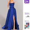 2025 Elegant Off-Shoulder Bridesmaid Gown for European and American Weddings