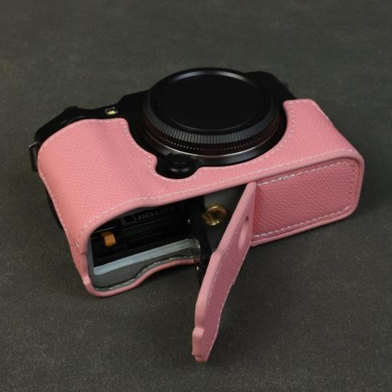 X-M5 Camera Half Case Faux Leather Half-body Protective Cover Scratch Dust Protection Camera Cover for Fujifilm X-M5