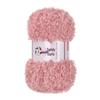 Curly Faux Fur Plush Yarn for DIY Hand-Knitting - Teddy, Doll Accessories, Scarf, Hat, Vest, Thick Coral Fleece