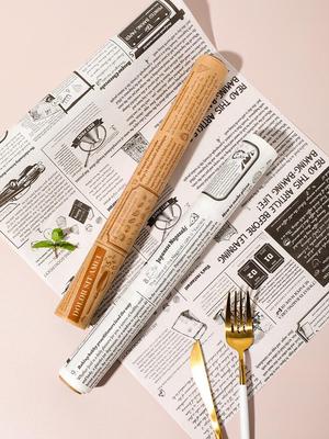 Japanisches Ölabsorbierendes Backpapier: Ofen- und Heißluftfrittierofen-sichere Wickelunterlage und Anti-Öl-Pad