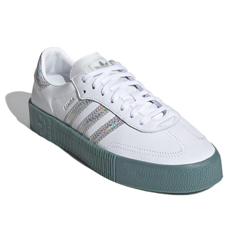 adidas Originals Sambarose Cloud White Hazy Emerald Sneakers FX6274