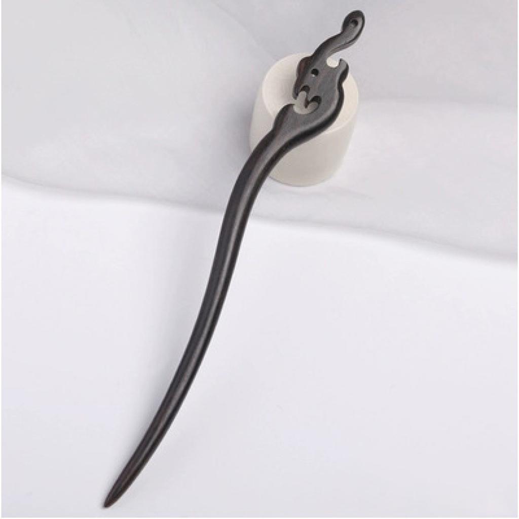 Sandalwood  Hair Sticks Vintage Hairpin For Women Natural Wooden Hair Stick Minimalist Hair Accessories For Long Hair