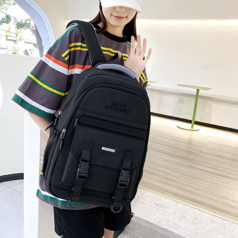 School bag Female student large-capacity leisure bag Junior high school student water-proof backpack
