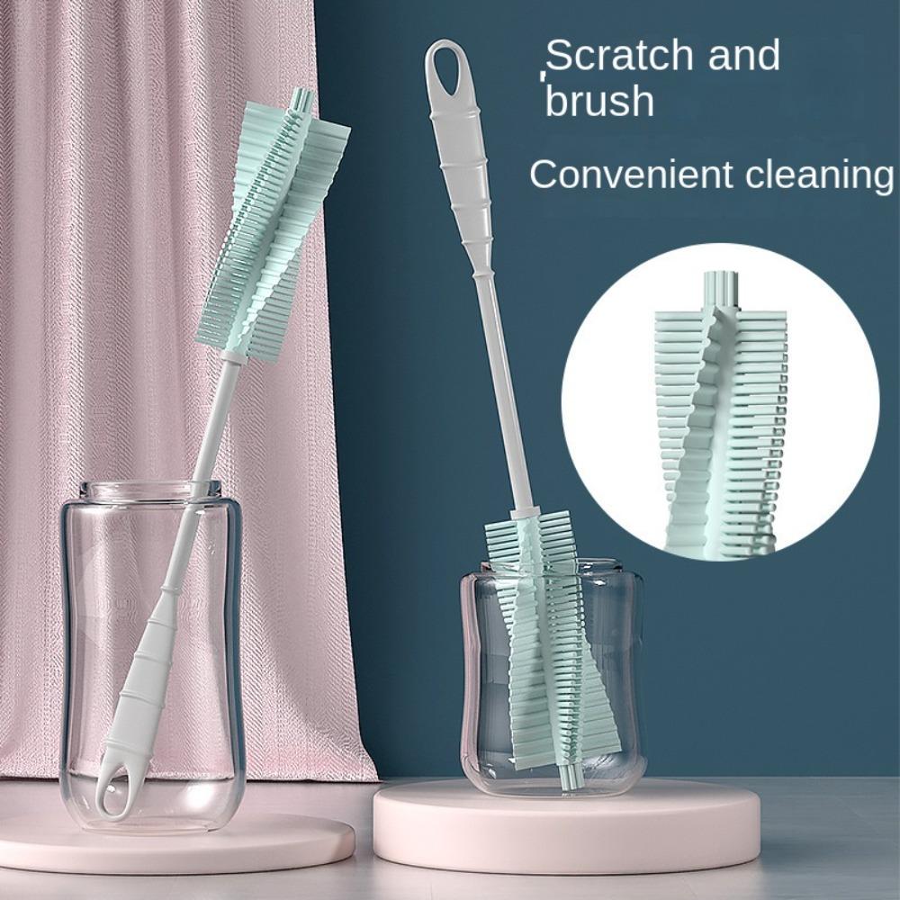 

Silicone Bottle Brush Long Handle Bottles Cleaner New Bottle Cup Scrubber Glass
