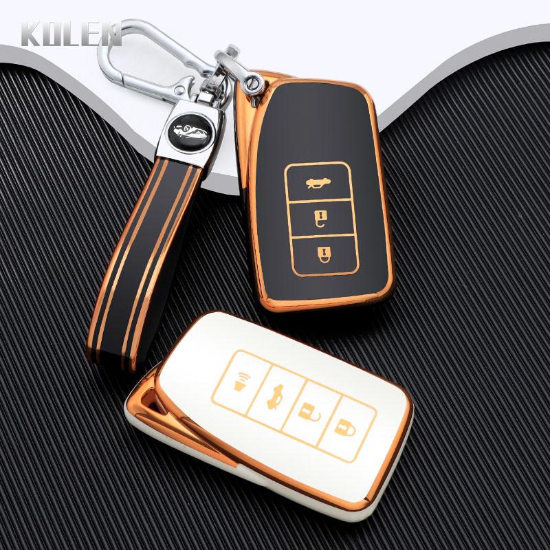 Tpu Car Remote Key Cover Case Shell Fob For Lexus Nx Gs Rx Is Es Gx Lx Rc Is Ux 200 250 260 300 350 Ls 450H 300H Car Accessories