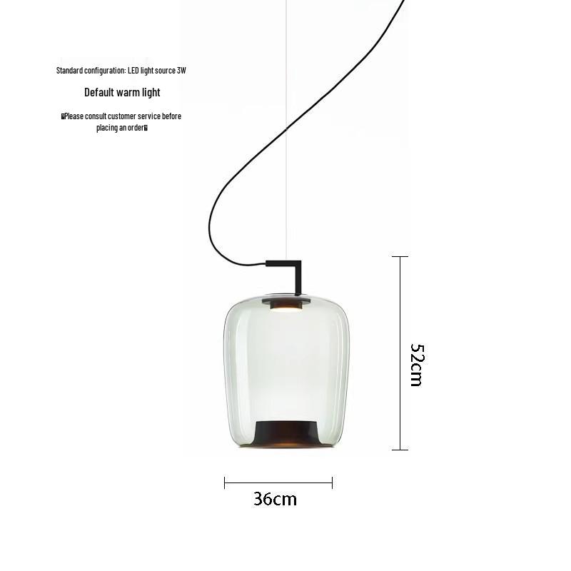 Nordic Minimalist Pendant Light: Elegant Designer Lighting for Restaurant, Bar, Bedroom, Stairwell, or Bedside