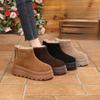 New Retro-style Thick-soled Boots with Padding, Short Boots with Anti-slip Function, Women's Shoes