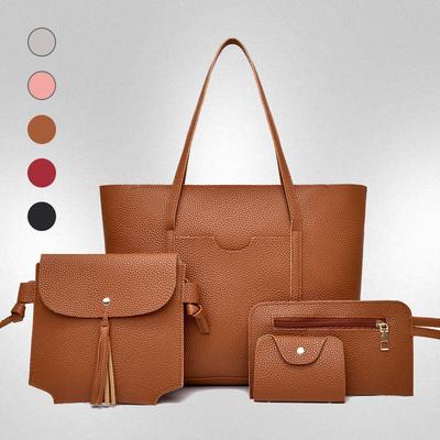 Tasche Damentasche neu Messenger Damentasche Litschi-Muster Schulterhandtasche Mode
