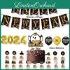 New Year Party Decoration Set With Latex Balloons Festive And Vibrant Elements For 2024 Celebration