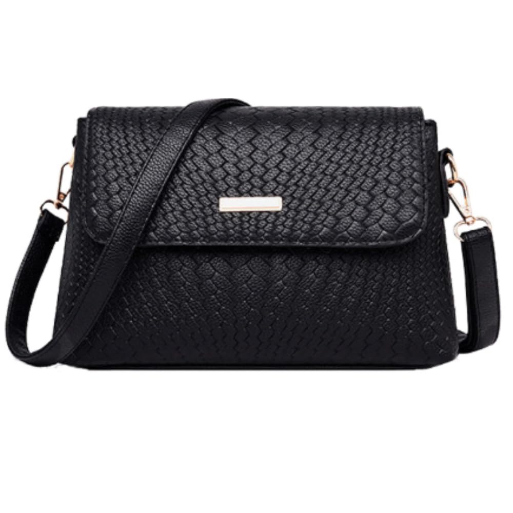 

Сумочка для маленькой наплечной сумки для ПУ сумки [ORIJIRI] женщины, сумка, сумка, женщины, кошелек, кожа, милый, 3-сторонний, легкий, женский чёрный