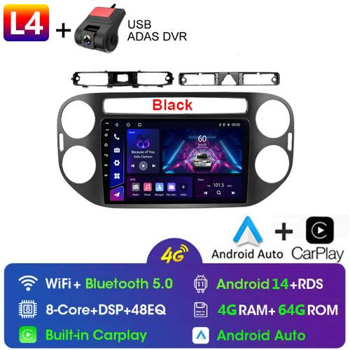 Fortress 9"Car Android 12 For VW Volkswagen Tiguan 1 NF 2006-2016 2Din Car Radio Multimedia Video Player GPS Stereo Navi CarPlay