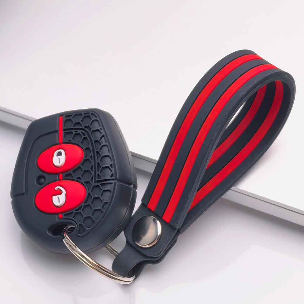 Key Case Cover for Volkswagen Golf Passat Polo Jetta A4 Bora B5 9N Lupo Sharan with Keychain Anti-Scratch Guard Shockproof Protection
